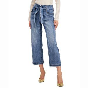 INC Corset-Seam Cropped Jeans #P004